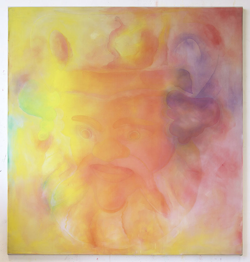 Beard in the form of a Cloud - 180x170cm